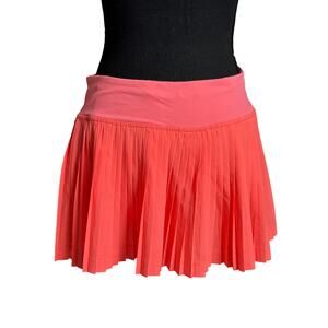 Lululemon Pleat To Street Skirt II (Grapefruit) - Size 6